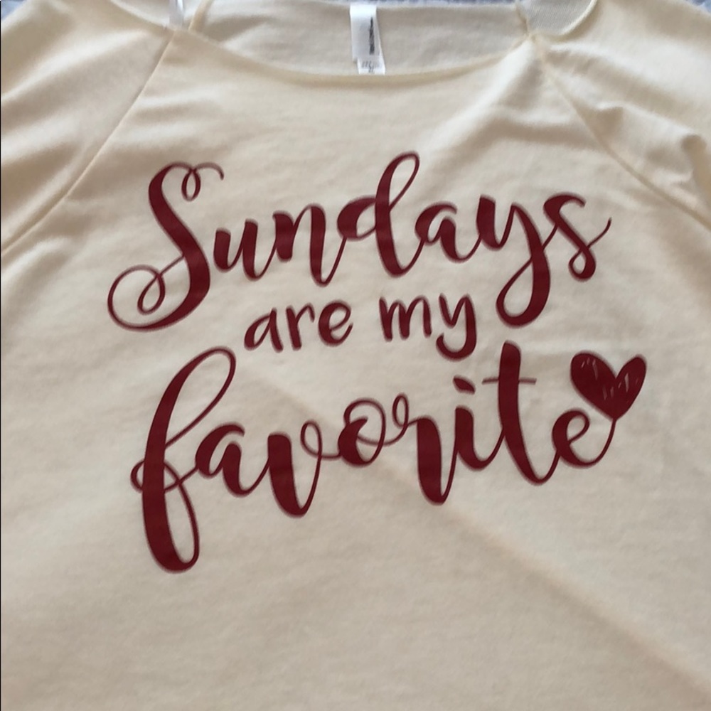 Next Level Apparel “Sundays are my Favorite” Shirt